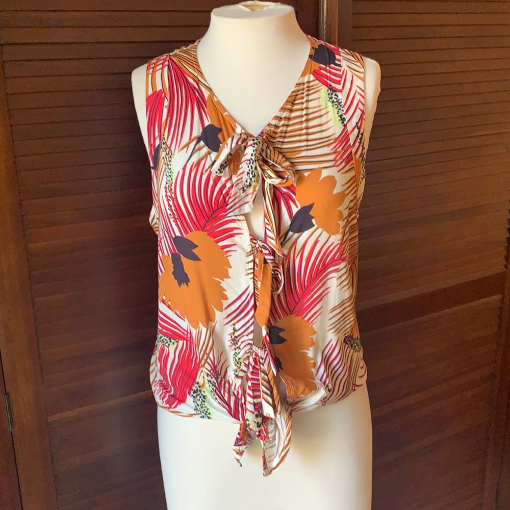 Novella Royale Brooks top in Rust Palm L